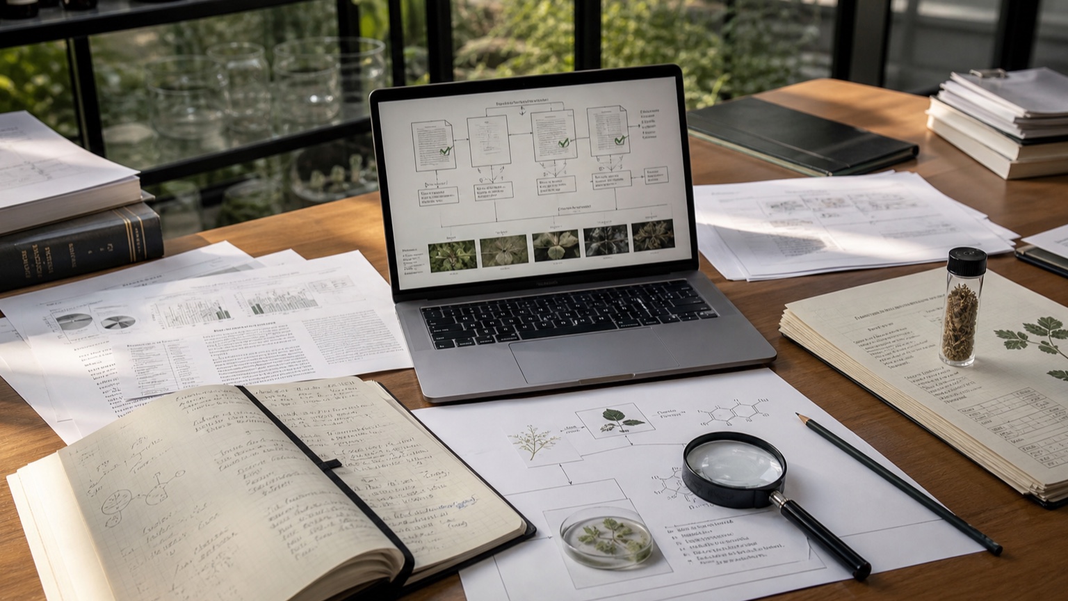 Workflow AI che collega letteratura, microrganismi e composti nutraceutici